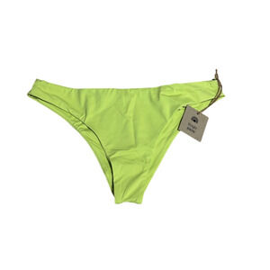 NWT Toast Swim‎ Signature Low Rise Hipster Bikini Bottom, Daiquiri Green, Sz S